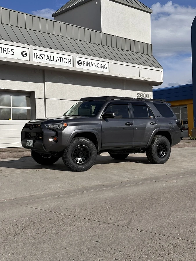 2023 Toyota 4Runner with Lock Off-Road Yosemite Black Rims