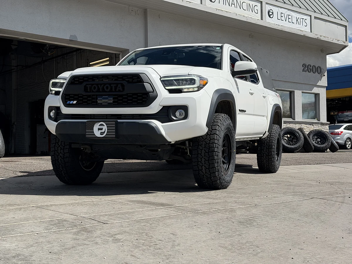 2023 Toyota Tacoma with Lock Off-Road Yosemite Black Rims