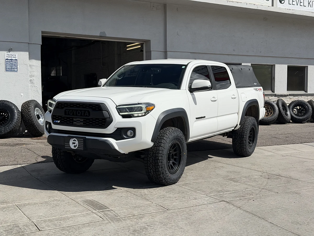 2023 Toyota Tacoma with Lock Off-Road Yosemite Black Wheels