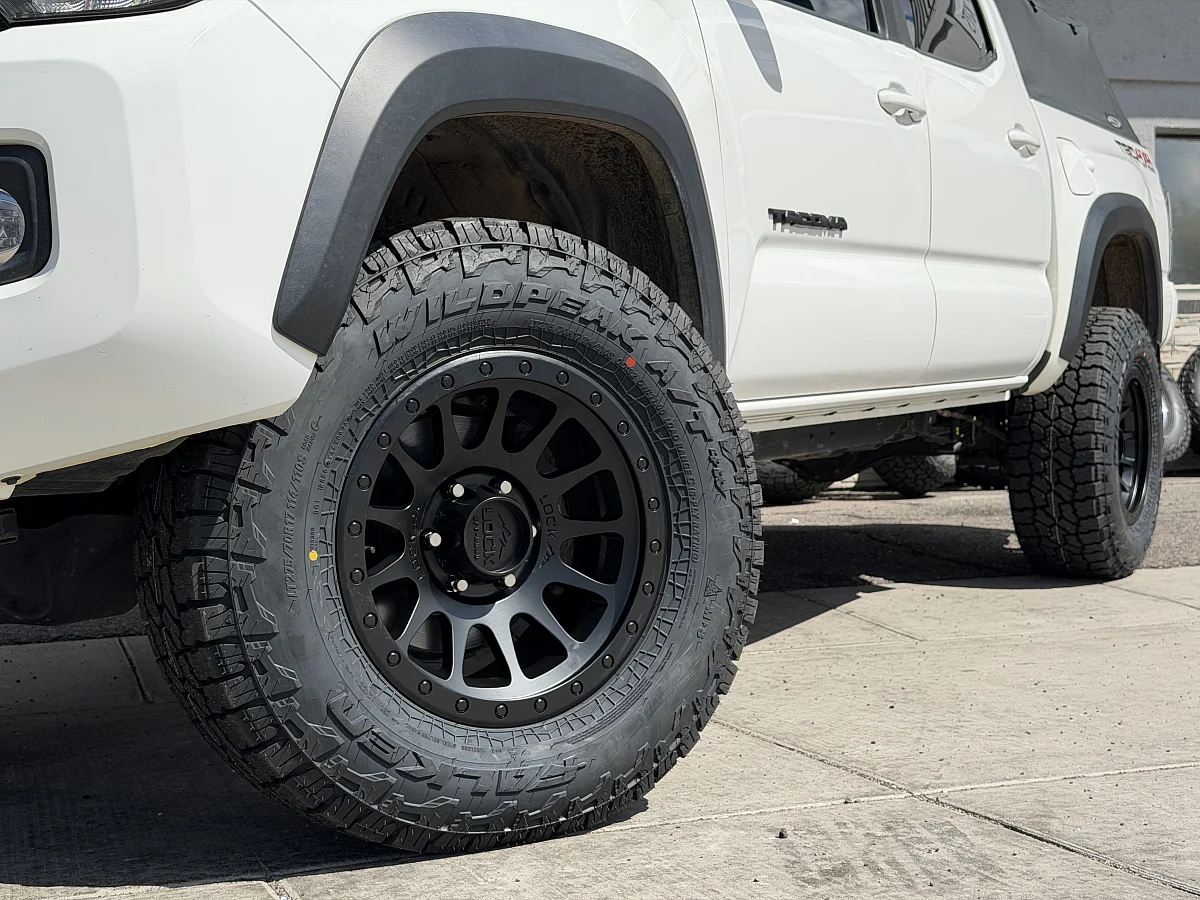 Lock Off-Road Black Rims on 2023 Toyota Tacoma