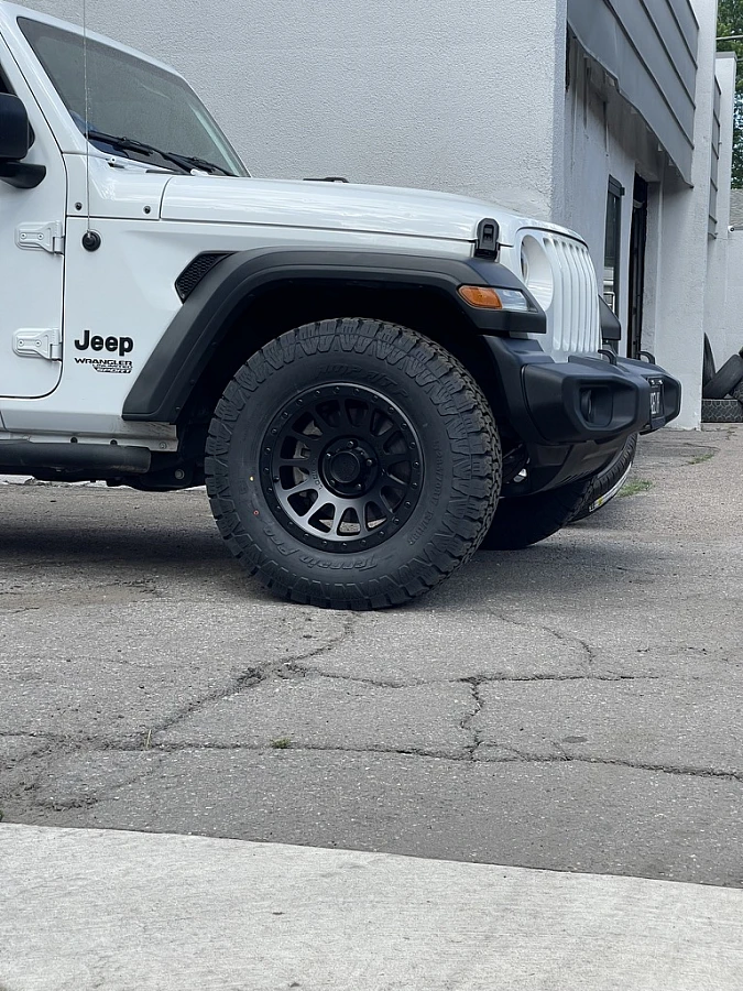 2024 Jeep Wrangler with Lock Off-Road Yosemite Black Wheels