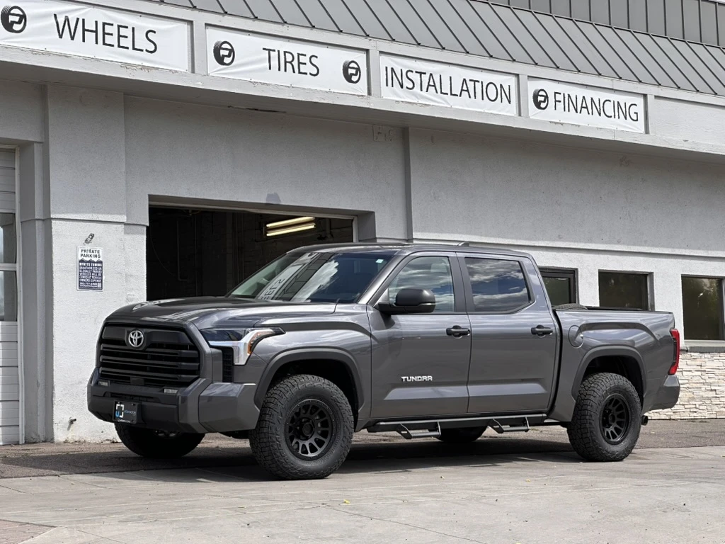 2026 Toyota Tundra Fitted with Black Lock Off-Road Yosemite Rims