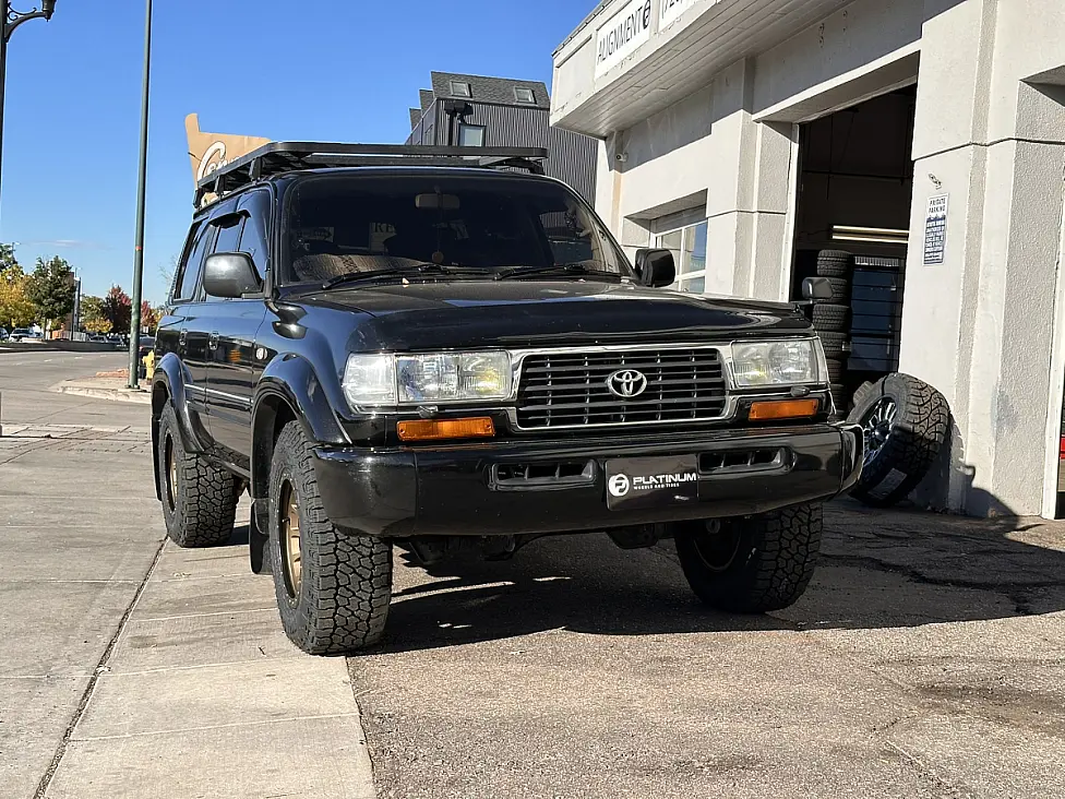2000 Toyota Land Cruiser with Bronze Lock Off-Road Yosemite Rims