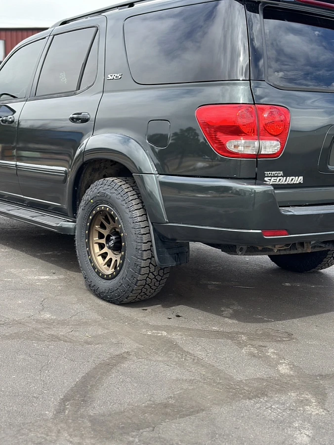 2012 Toyota Sequoia with Lock Off-Road Yosemite Bronze Rims