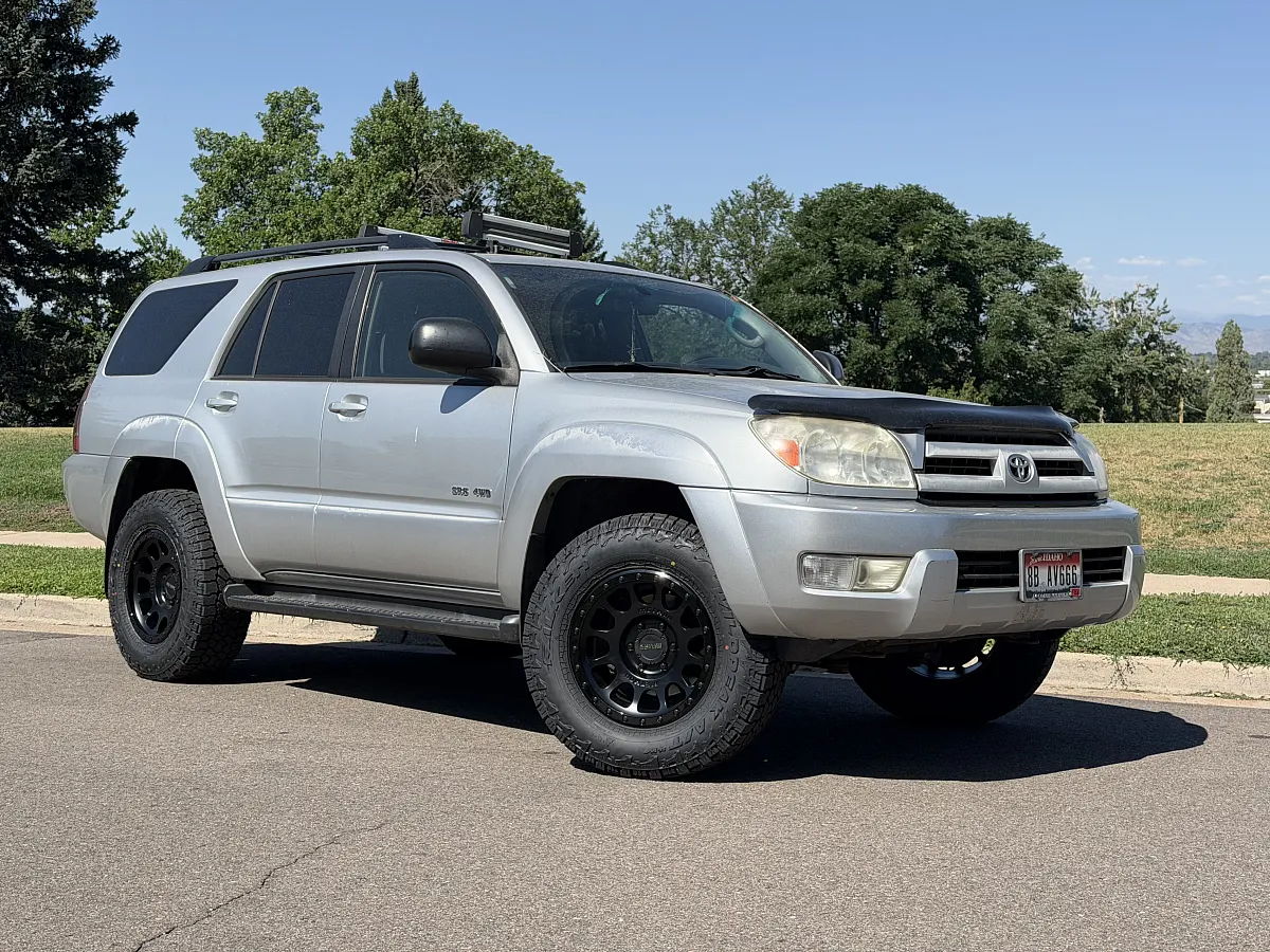 2004 Toyota 4Runner with Method MR305 Double Black Rims