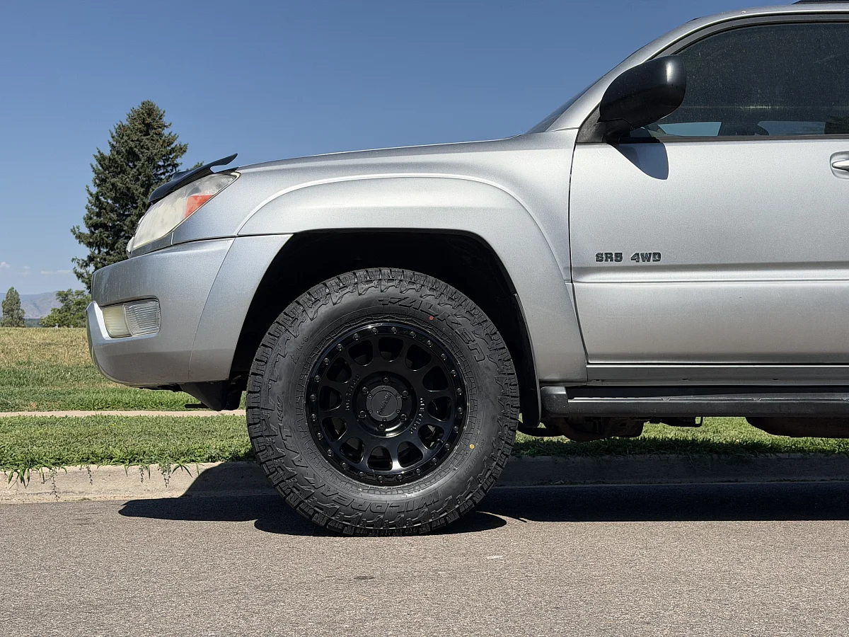 2004 Toyota 4Runner with Method MR305 Double Black Wheels