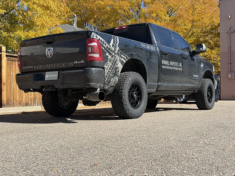 2024 RAM 2500 with Method MR305 Double Black Rims