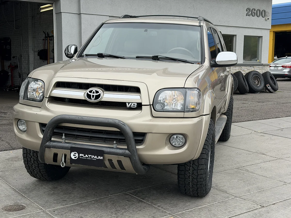 2006 Toyota Sequoia with Method MR305 Silver Rims
