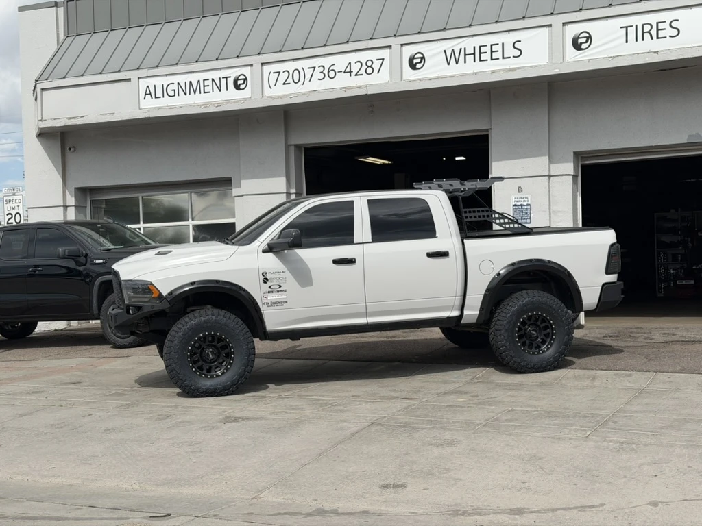 2016 RAM 1500 with Black Method MR306 Rims
