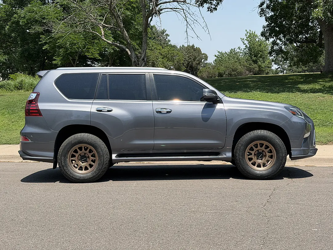 Method MR703 Bronze Aftermarket Wheel on 2022 Lexus GX