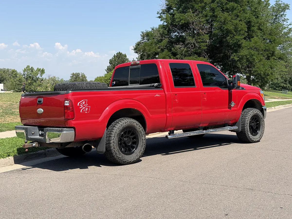 2012 Ford F-250 Equipped with Method MR709 Black