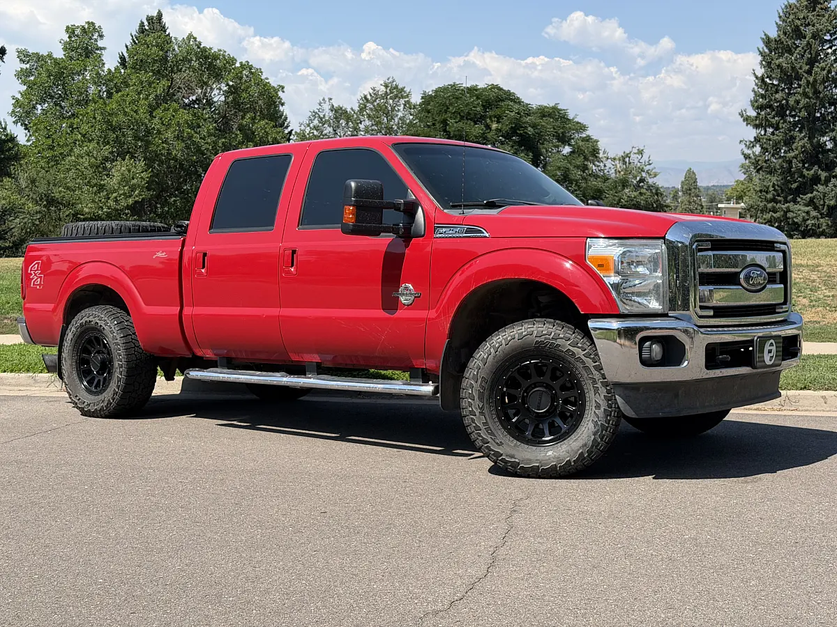 2012 Ford F-250 with Method MR709 Black Wheels