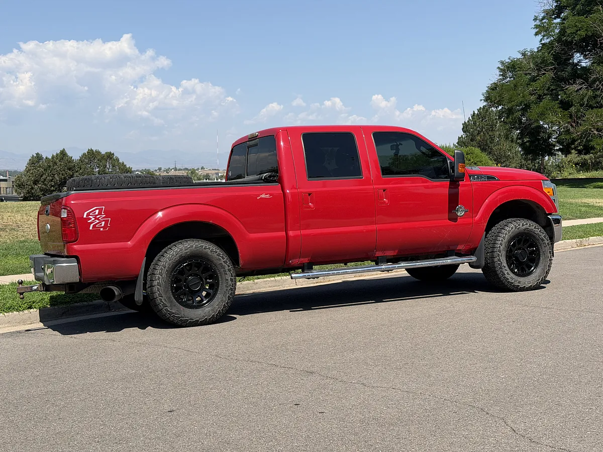 2012 Ford F-250 with Black Method MR709 Rims