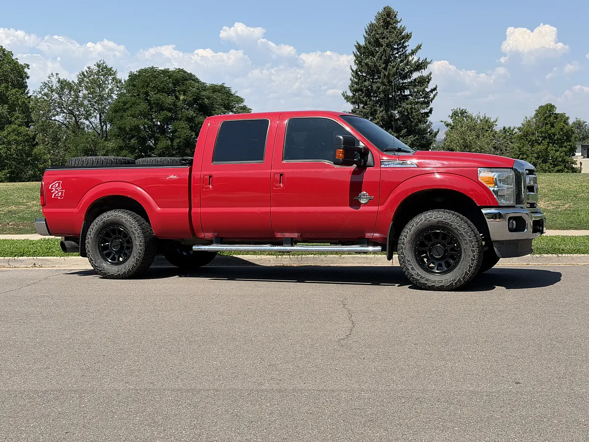 Method MR709 Black Aftermarket Wheel on 2012 Ford F-250