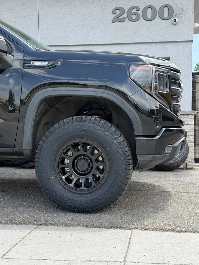 Method MR709 Black Aftermarket Wheel on 2025 GMC Sierra 1500