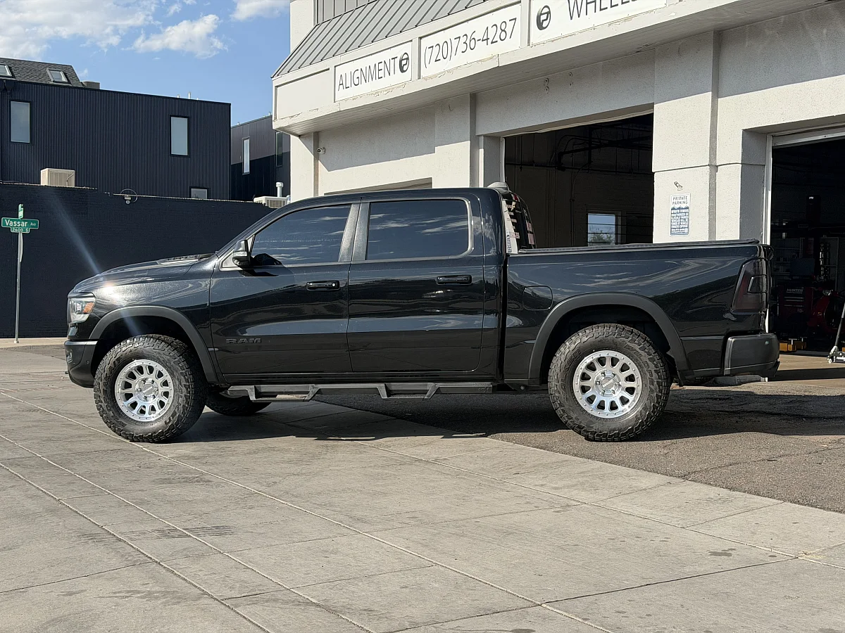 2019 RAM 1500 with Method MR709 Polished Silver Rims