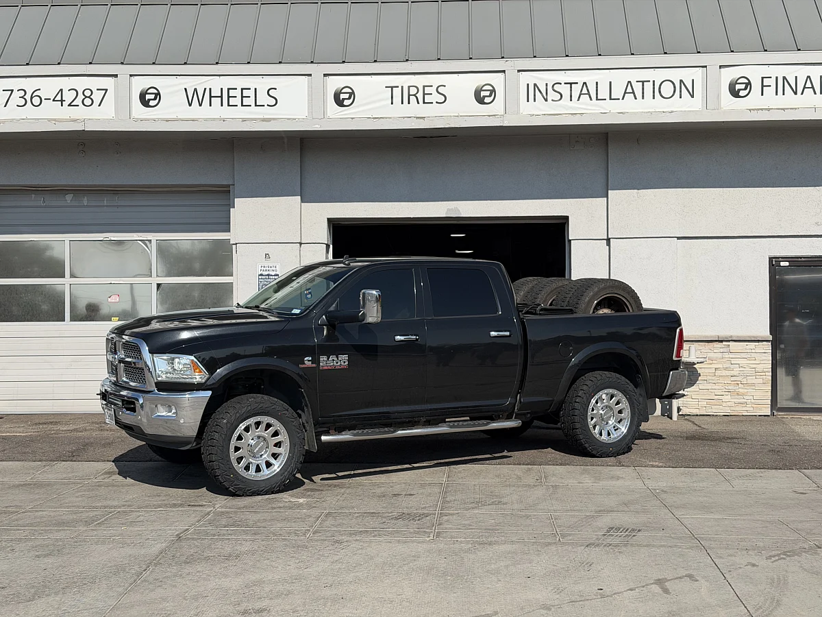 2021 RAM 2500 Equipped with Method MR709 Polished Silver