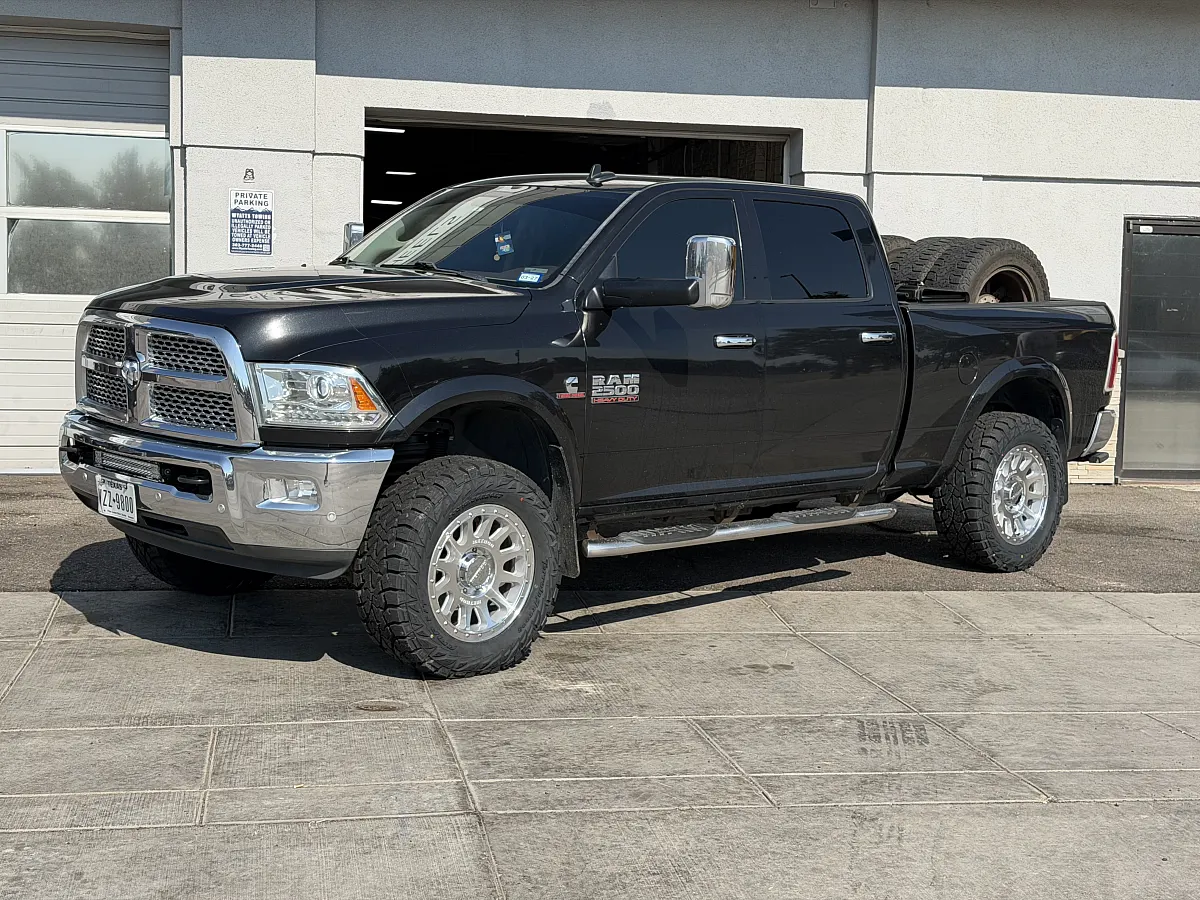 2021 RAM 2500 with Method MR709 Polished Silver Rims