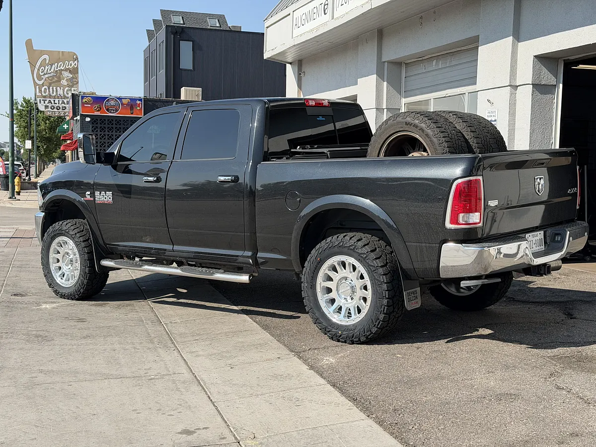 2021 RAM 2500 with Method MR709 Polished Silver Wheels