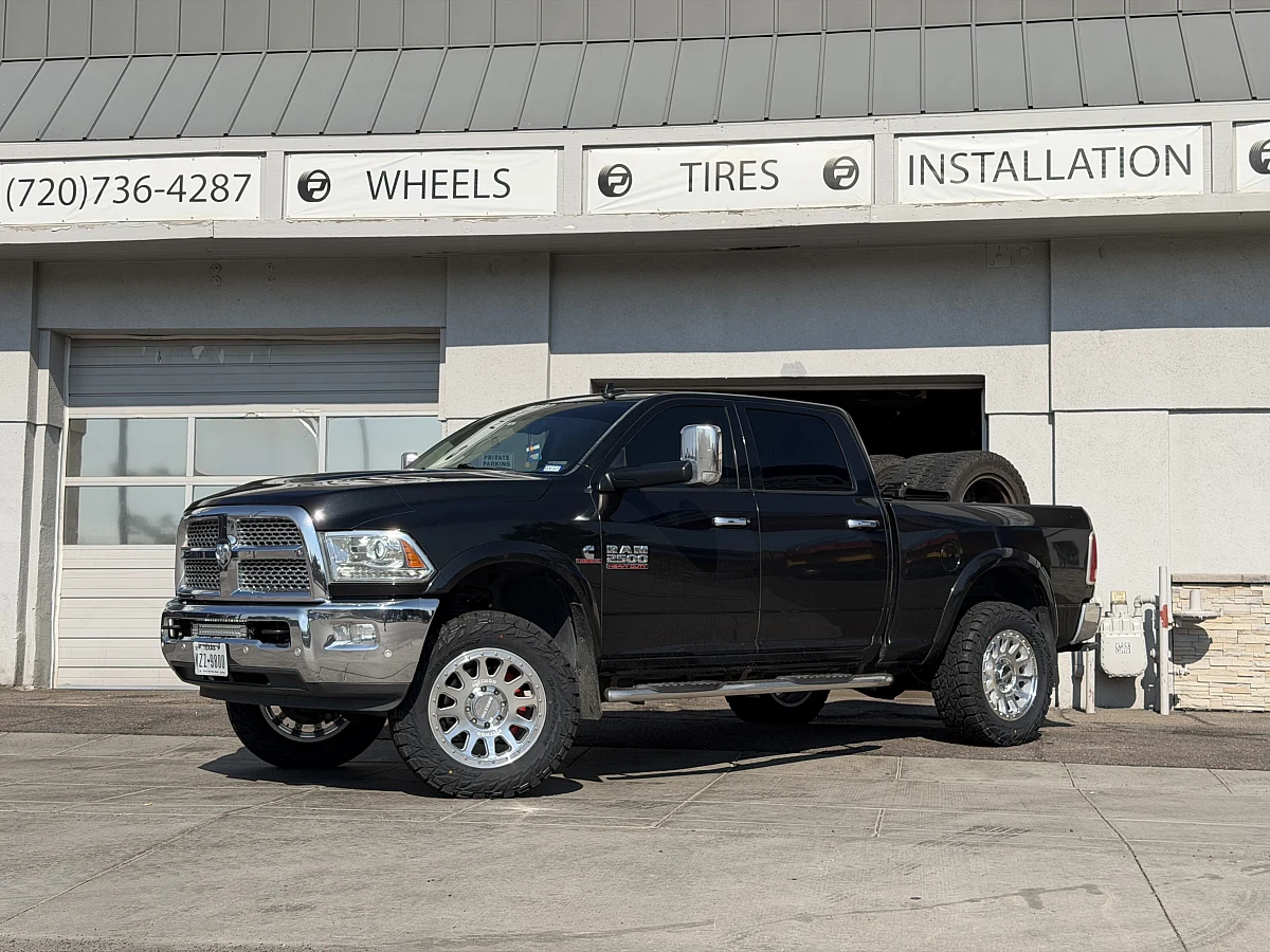 Method MR709 Polished Silver Aftermarket Wheel on 2021 RAM 2500