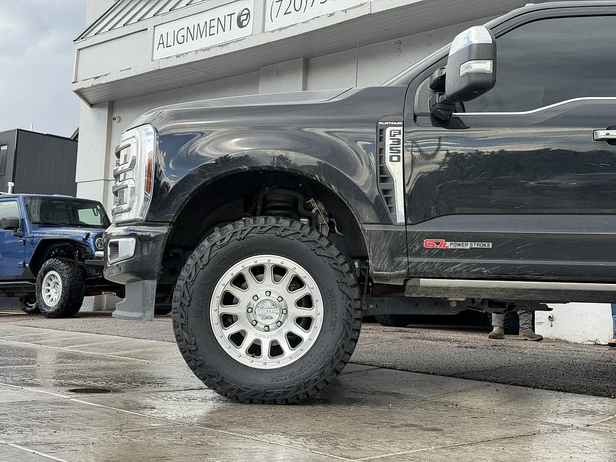 Method Polished Silver MR709 Wheel on 2024 Ford F-350