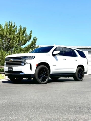 2024 Chevrolet Tahoe Replica Wheels 22" Denali 1107 Black Wheel