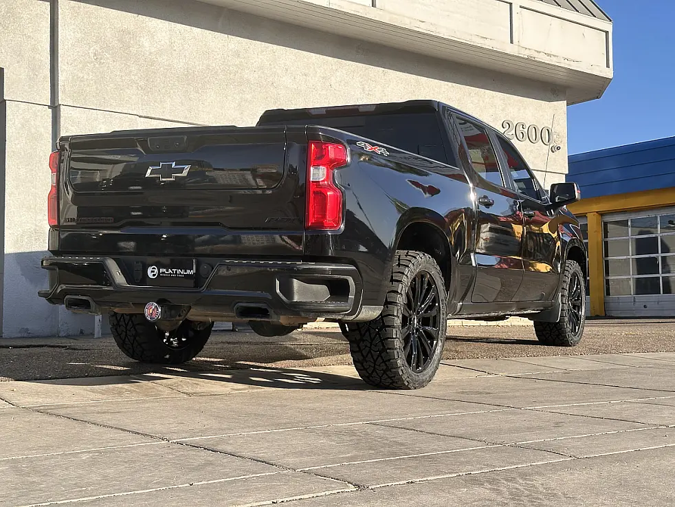 2025 Chevrolet Silverado 1500 with Replica Wheels 22" Denali 1107 Black Wheels