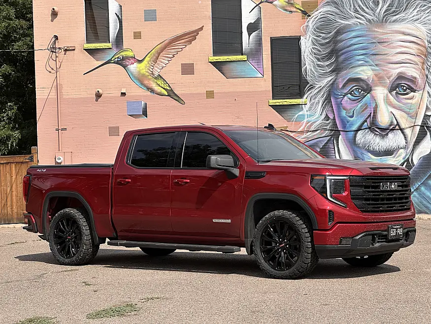 2025 GMC Sierra 1500 with Replica Wheels 22" Denali 1107 Black Wheels
