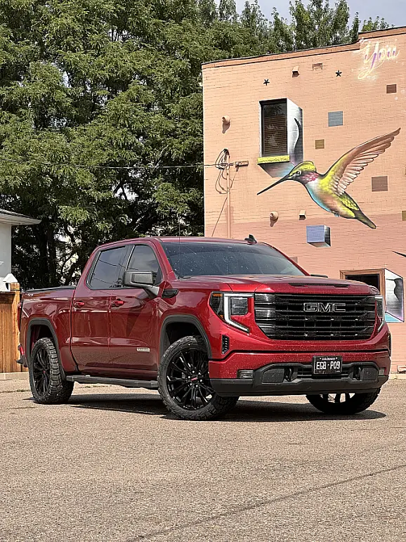 2025 GMC Sierra 1500 Replica Wheels 22" Denali 1107 Black Wheel