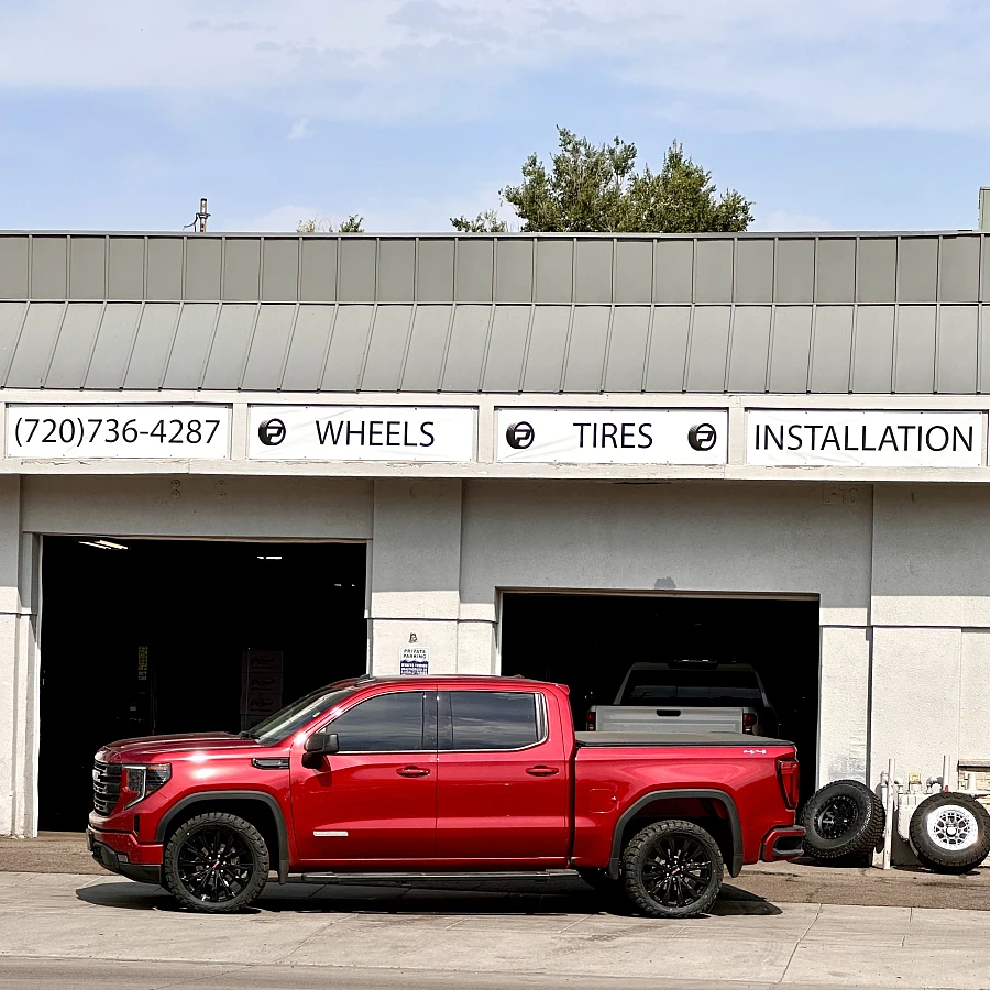 2025 GMC Sierra 1500 Running Replica Wheels 22" Denali 1107 Black