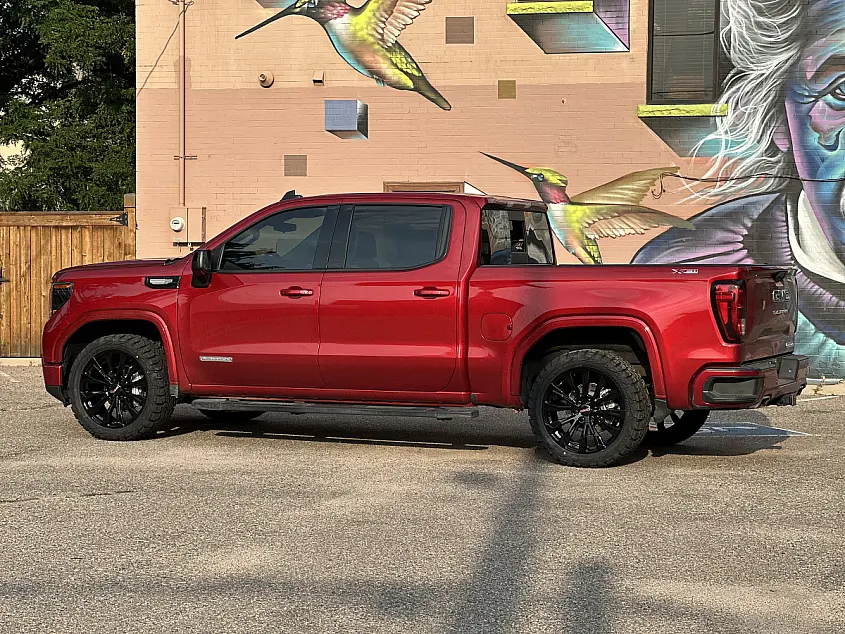 2026 GMC Sierra 1500 with Replica Wheels 22" Denali 1107 Black Rims