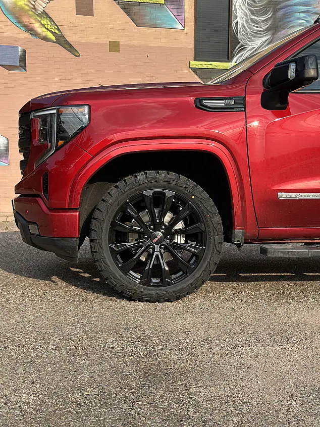 Black Replica Wheels 22" Denali 1107 on 2026 GMC Sierra 1500