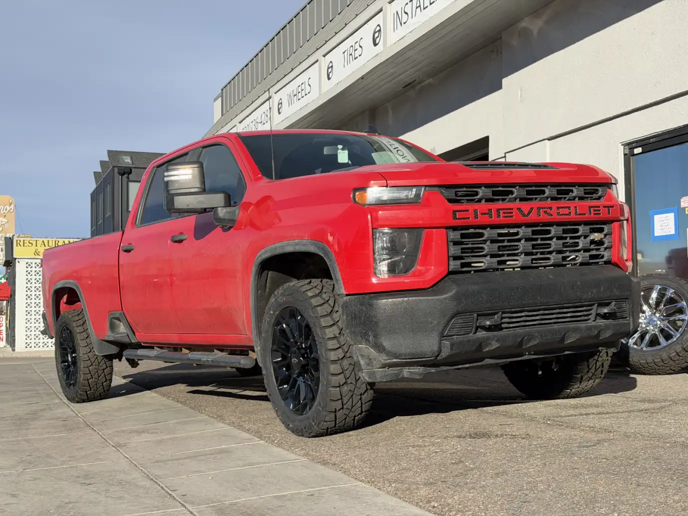 2024 Chevrolet Silverado 2500HD with Replica Wheels 22" High Country 8x180mm Style 1140 Black Wheels