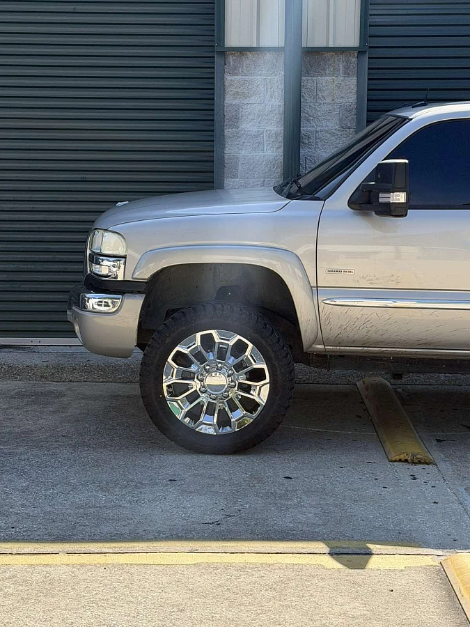 Replica Wheels 22" High Country 8x180mm Style 1140 Chrome Rim on 2008 GMC Sierra 2500HD