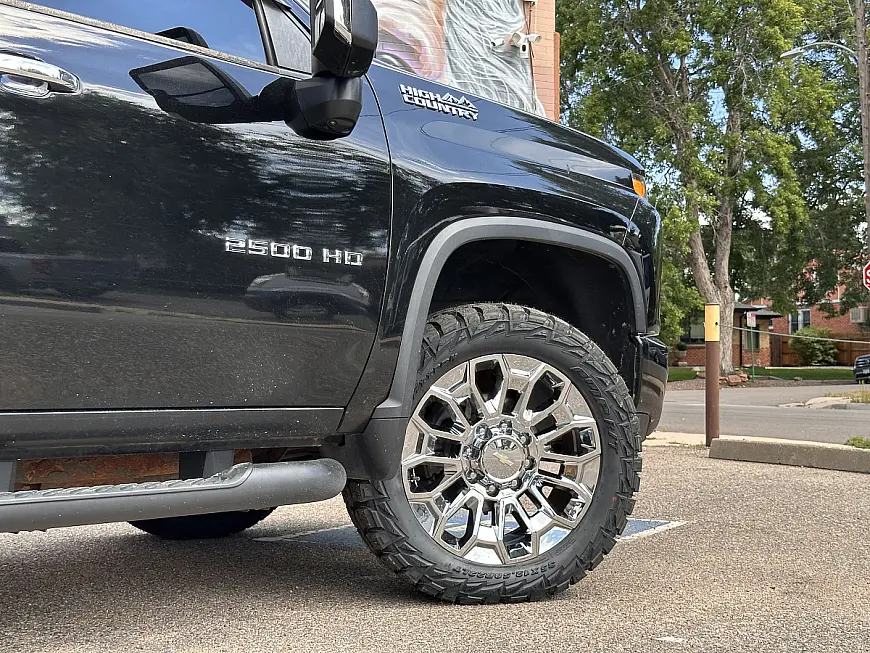 2025 Chevrolet Silverado 2500HD Replica Wheels 22" High Country 8x180mm Style 1140 Chrome Wheel