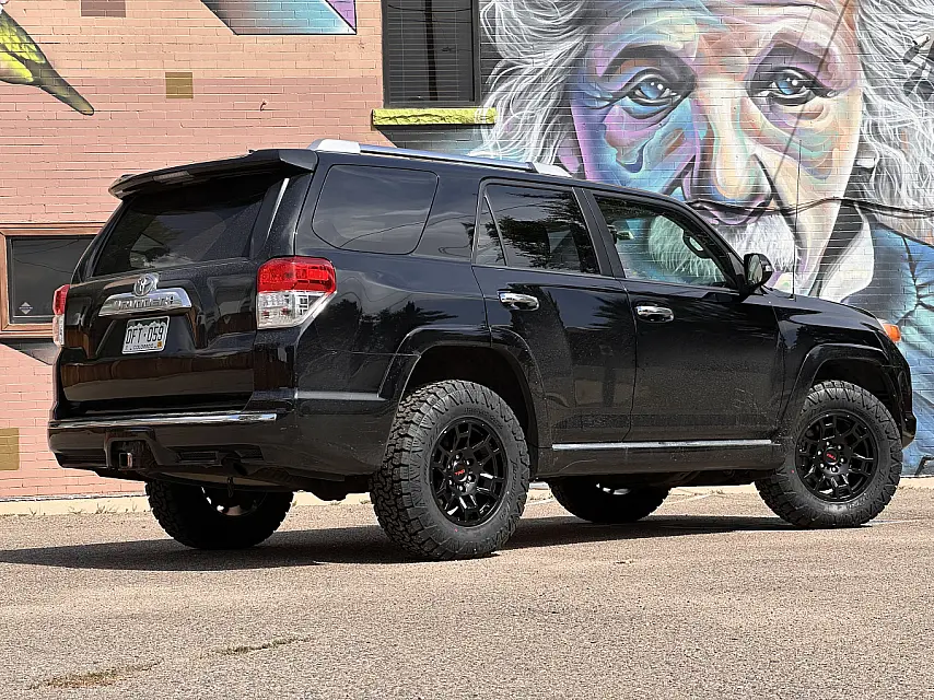 2017 Toyota 4Runner Equipped with Replica Wheels 17" TRD Pro 302 Black