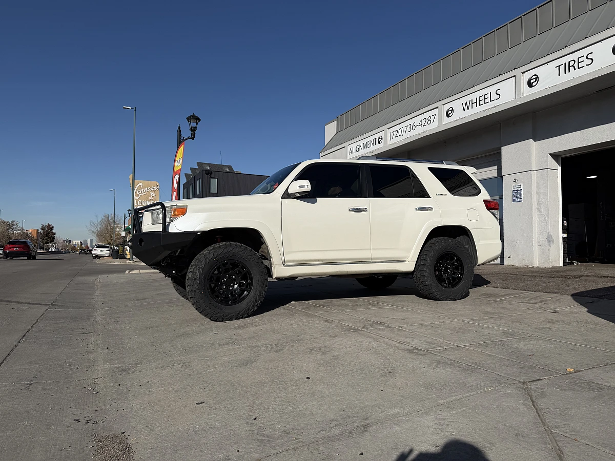 Replica Wheels 17" TRD Pro 302 Black on 2017 Toyota 4Runner