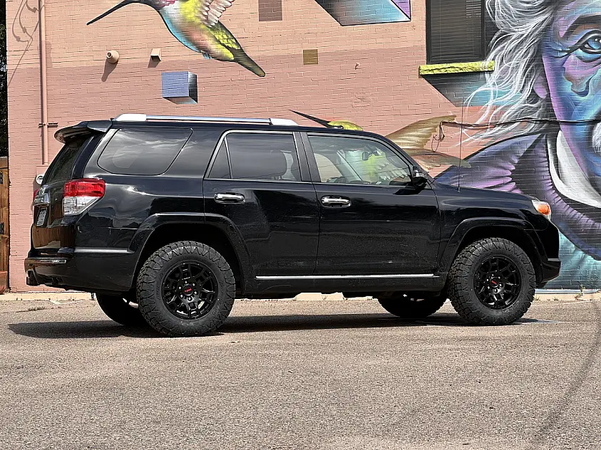 2017 Toyota 4Runner Replica Wheels 17" TRD Pro 302 Black Wheel