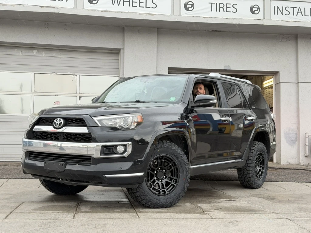 2018 Toyota 4Runner with Replica Wheels 17" TRD Pro 302 Black Wheels