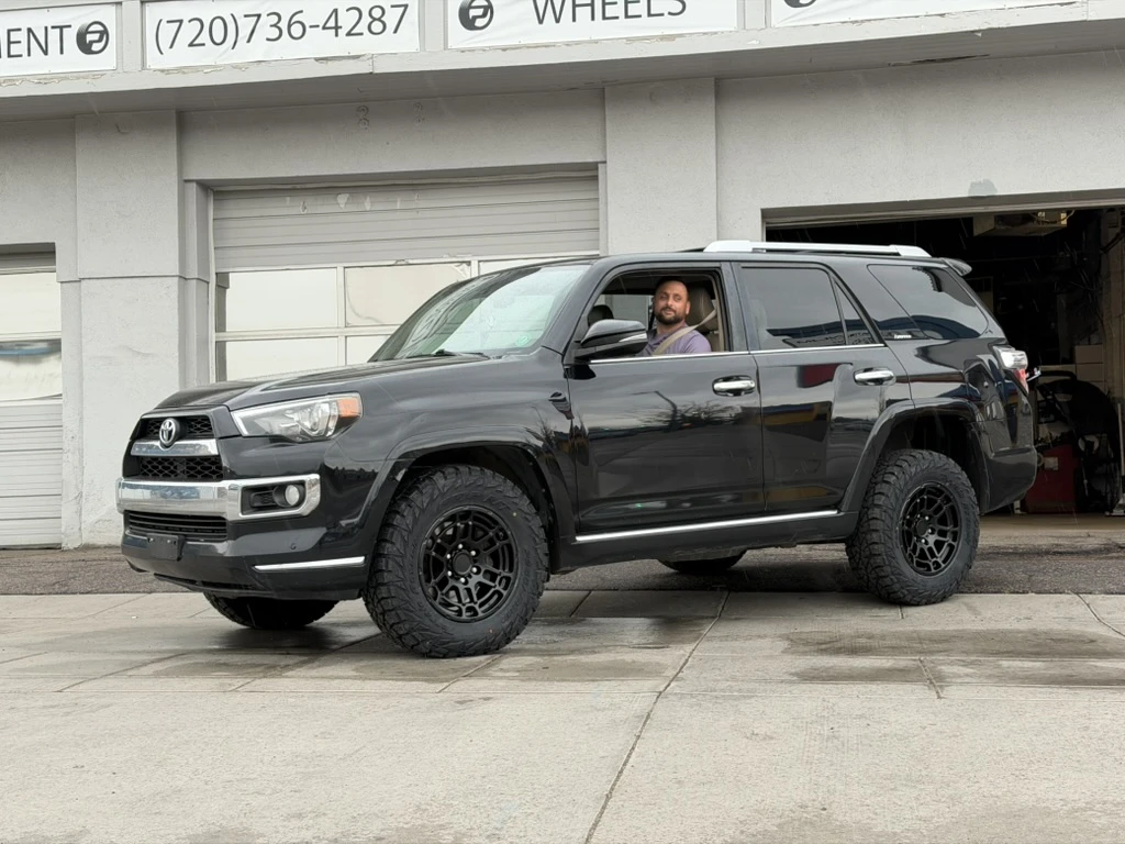 Replica Wheels 17" TRD Pro 302 Black on 2018 Toyota 4Runner