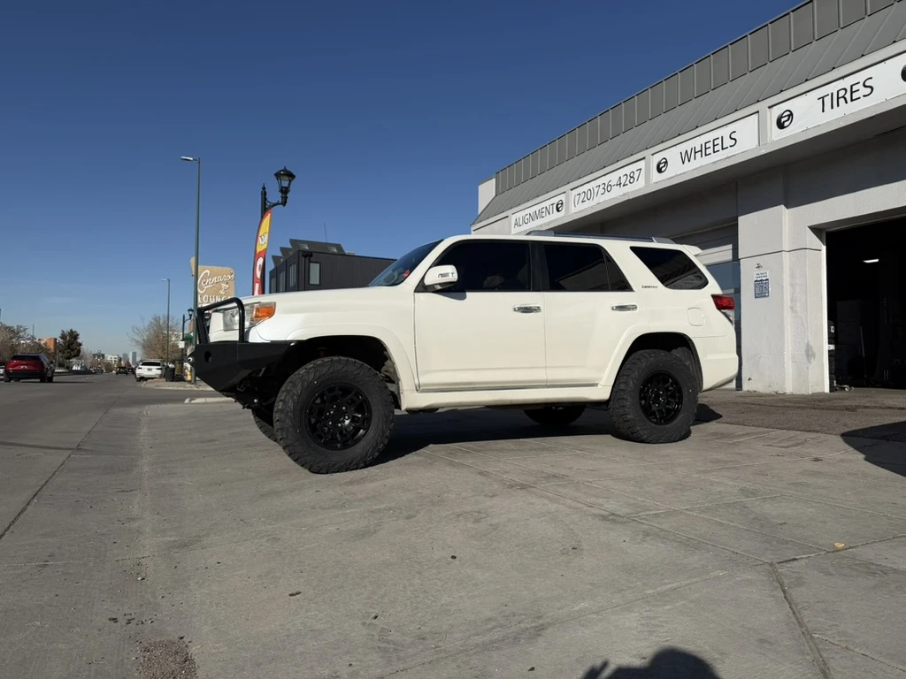 Black Replica Wheels 17" TRD Pro 302 on 2019 Toyota 4Runner