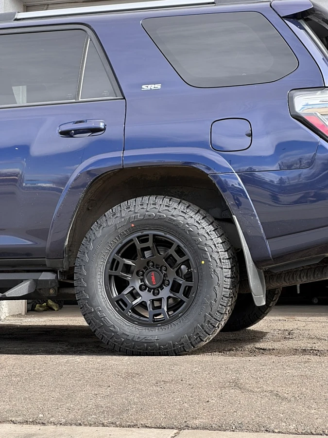 2020 Toyota 4Runner with Replica Wheels 17" TRD Pro 302 Black Rims