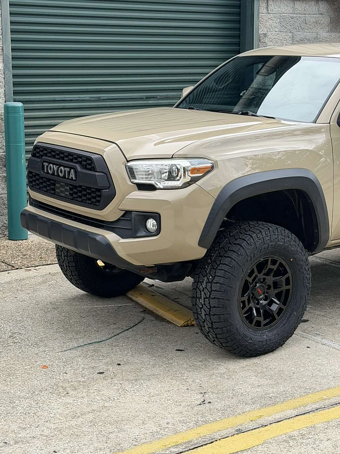 2021 Toyota Tacoma Replica Wheels 17" TRD Pro 302 Black Wheel