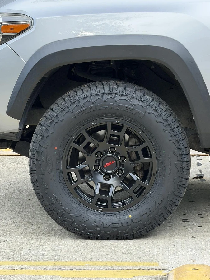 Replica Wheels Black 17" TRD Pro 302 Wheel on 2022 Toyota Tacoma
