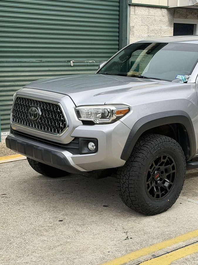 2022 Toyota Tacoma Running Replica Wheels 17" TRD Pro 302 Black