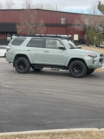 2023 Toyota 4Runner with Replica Wheels 17" TRD Pro 302 Black Wheels