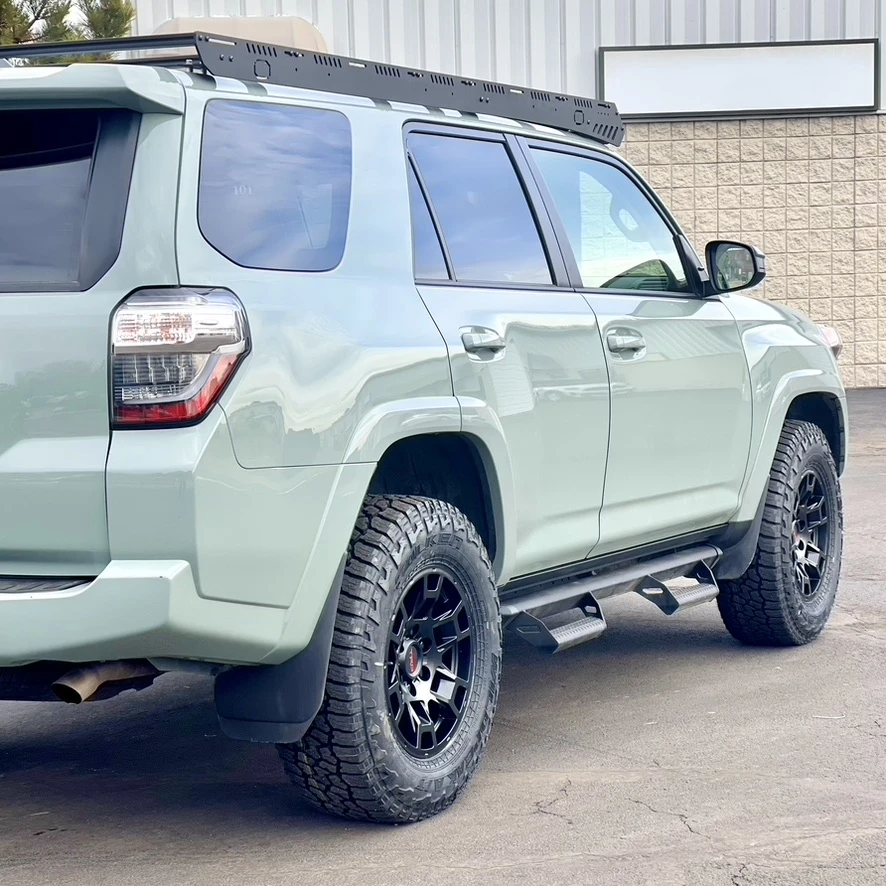 Black Replica Wheels 17" TRD Pro 302 on 2023 Toyota 4Runner