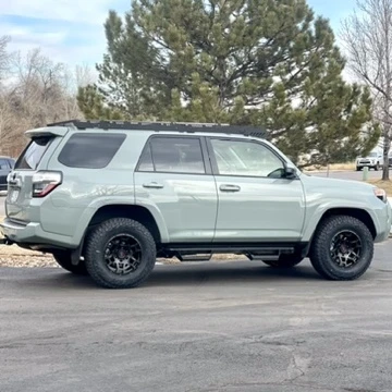 Replica Wheels 17" TRD Pro 302 Black on 2023 Toyota 4Runner