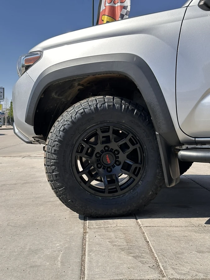 2023 Toyota Tacoma with Replica Wheels 17" TRD Pro 302 Black Rims