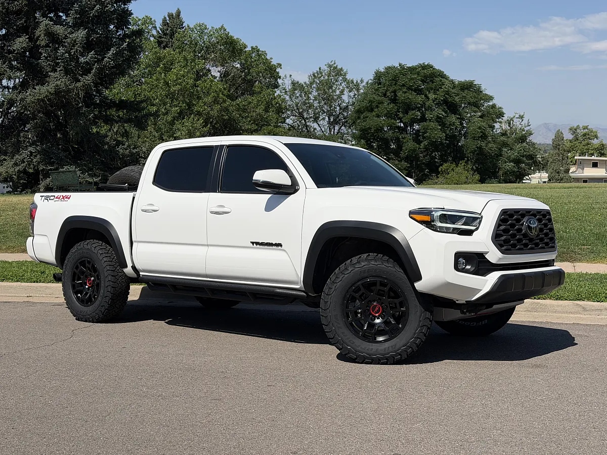 2023 Toyota Tacoma with Black Replica Wheels 17" TRD Pro 302 Rims